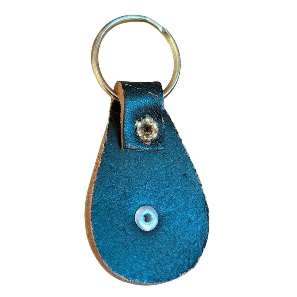 New England Handcrafted Bell-Hiking Bear Bell Clip Leather